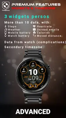 Advanced Watch Face android App screenshot 9