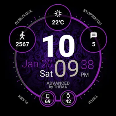 Advanced Watch Face android App screenshot 1