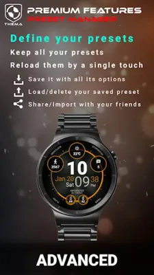 Advanced Watch Face android App screenshot 8